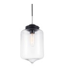 Lampy wiszące - ITALUX Tube Wisząca przezroczysta 1xE27 MDM2095/1 B - produkt 1