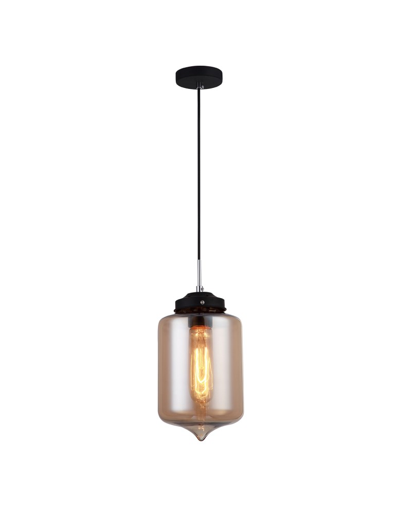 Lampy wiszące - ITALUX Tube Wisząca lustrzana 1xE27 MDM2095/1 C - produkt kolory-swiatla.pl 1