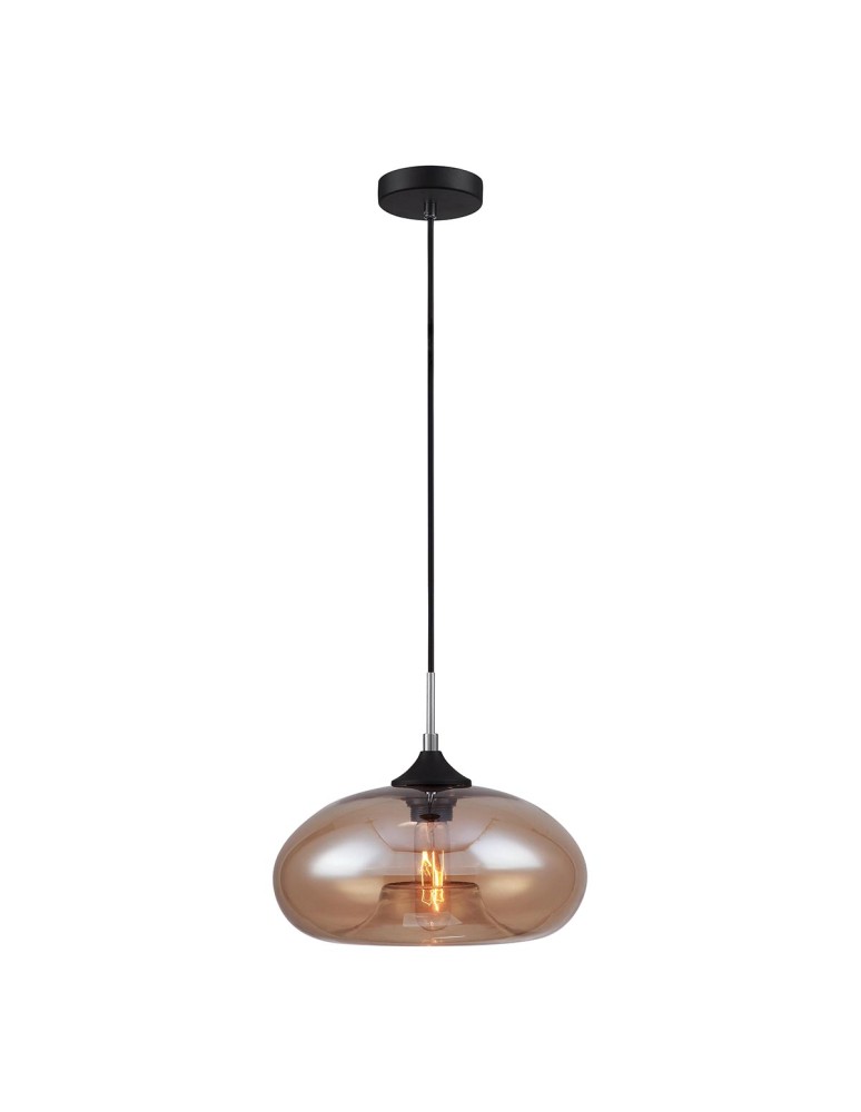Lampy wiszące - ITALUX Valio Wisząca lustrzana 1xE27 MDM2093/1 C - produkt kolory-swiatla.pl 1