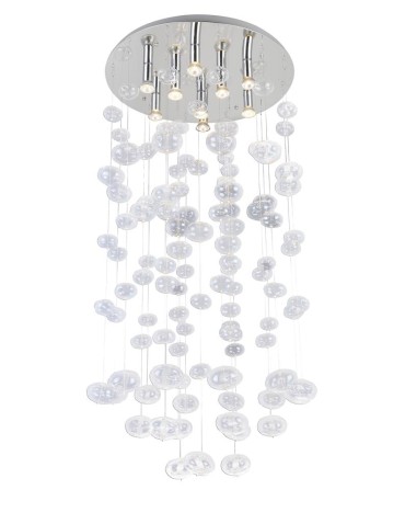 Azzardo LUVIA XL CLEAR 9xGU10 Sufitowa/Wisząca Przeźroczysty AZ2573
