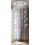 Lampy sufitowe glamour - Azzardo LUVIA XL CLEAR 9xGU10 Sufitowa/Wisząca Przeźroczysty AZ2573 - product 2