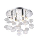 Lampy sufitowe glamour - Azzardo LUVIA CLEAR 6xGU10 Sufitowa/Wisząca Przeźroczysty AZ2572 - product 1
