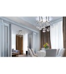 Lampy sufitowe glamour - Azzardo LUVIA CLEAR 6xGU10 Sufitowa/Wisząca Przeźroczysty AZ2572 - product 2