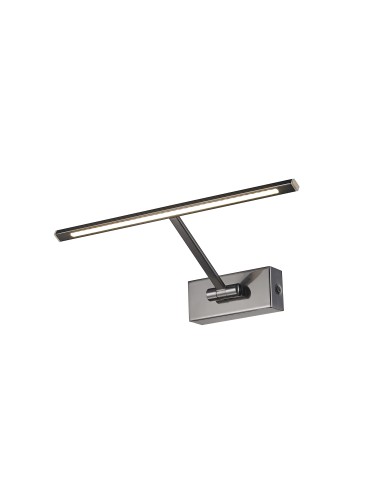 Azzardo MONALISA 34 BLACK CHROME 1xLED Ścienna Czarny/Chrom AZ2643