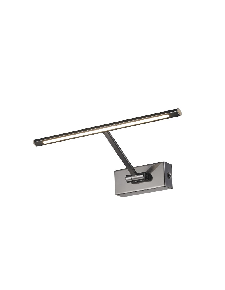 Kinkiety nad obraz - Azzardo MONALISA 34 BLACK CHROME 1xLED Ścienna Czarny/Chrom AZ2643 - produkt kolory-swiatla.pl 1