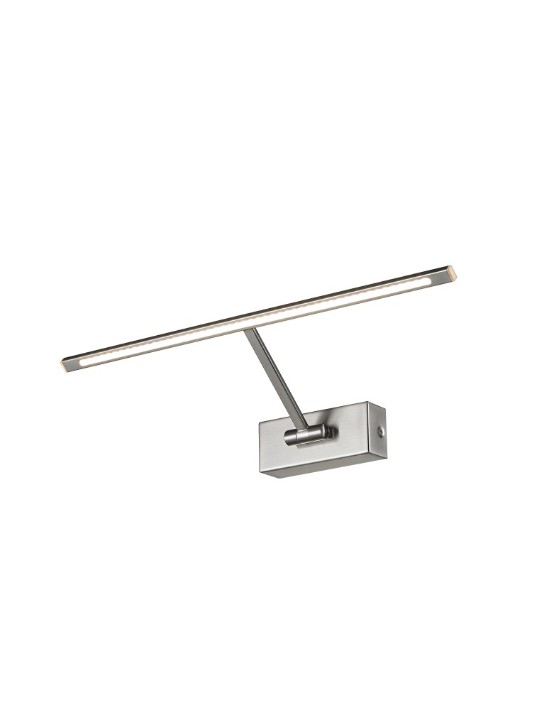 Kinkiety nad obraz - Azzardo MONALISA 46 SATIN NICKEL 1xLED Ścienna Nikiel Satynowy AZ2646 - produkt kolory-swiatla.pl 1