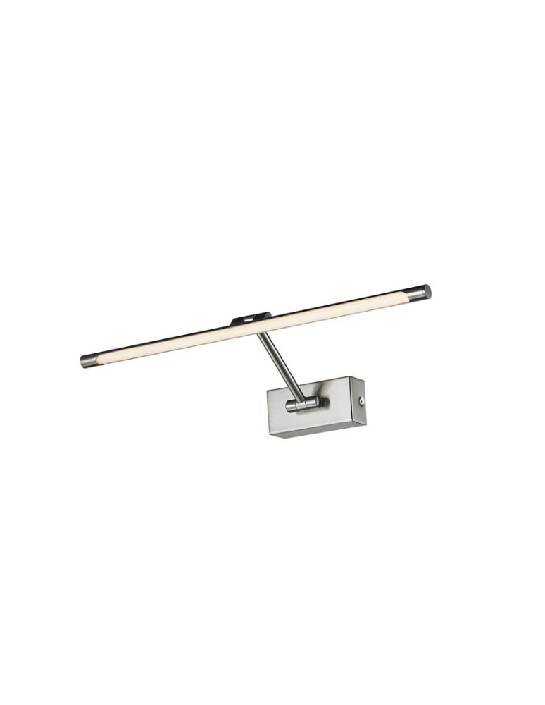 Kinkiety nad obraz - Azzardo DAVINCI 48 SANDY NICKEL 1xLED Ścienna Nikiel Piaskowany AZ2649 - produkt kolory-swiatla.pl 1