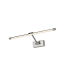 Kinkiety nad obraz - Azzardo DAVINCI 58 SANDY NICKEL 1xLED Ścienna Nikiel Piaskowany AZ2653 - produkt 1