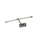 Kinkiety nad obraz - Azzardo DAVINCI 58 BLACK CHROME 1xLED Ścienna Czarny/Chrom AZ2655 - produkt 1