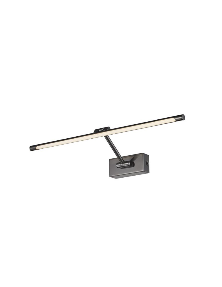 Kinkiety nad obraz - Azzardo DAVINCI 58 BLACK CHROME 1xLED Ścienna Czarny/Chrom AZ2655 - produkt kolory-swiatla.pl 1