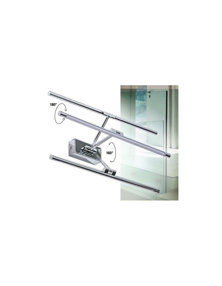 Azzardo DAVINCI 90 CHROME 1xLED Ścienna Chrom AZ2660