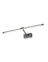 Azzardo DAVINCI 90 BLACK CHROME 1xLED Ścienna Czarny/Chrom AZ2663