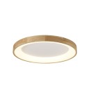 Plafony okrągłe - Azzardo SILVAM 65 TOP 1xLED Sufitowa Drewno/Biały AZ2698 - product 1