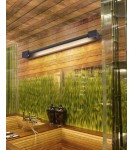 Kinkiety łazienkowe - Azzardo DALI 60 3000K BLACK 1xLED Ścienna Czarny IP44 AZ2894 - produkt 2