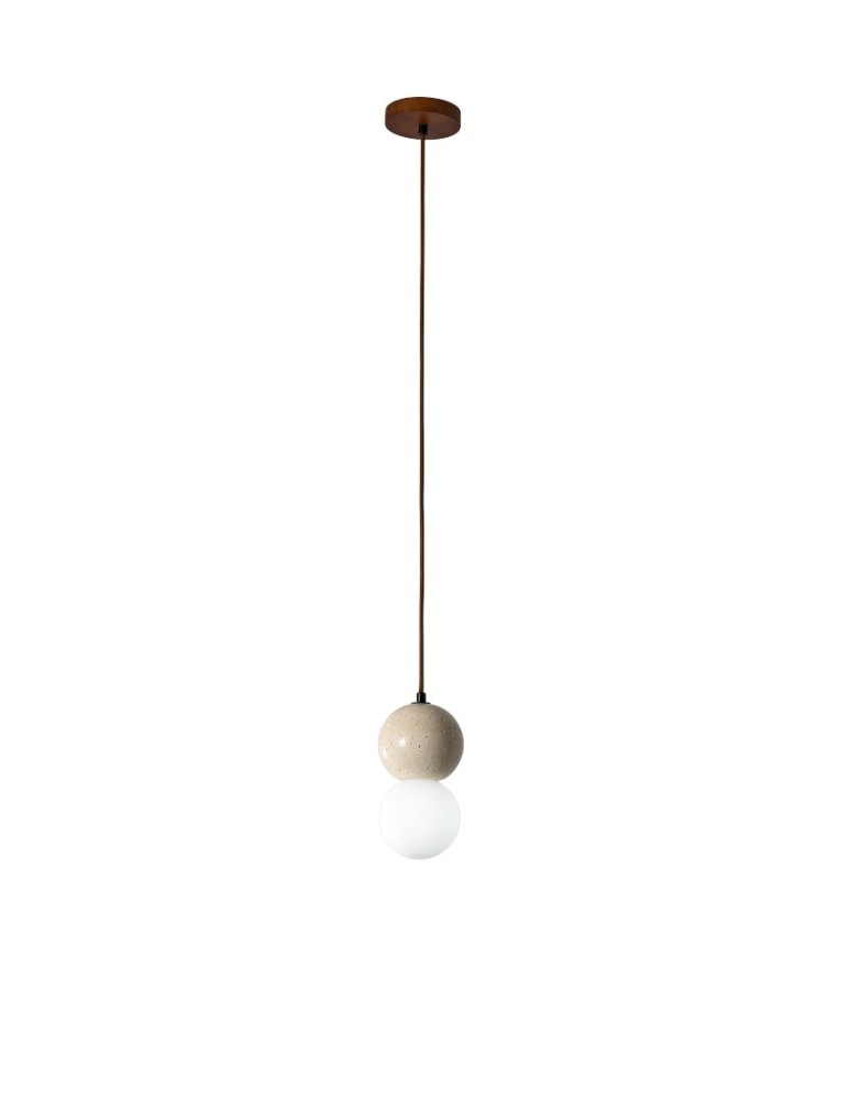YASKR Lampa Wisząca Bilo I 1xG9 biały PL0135  