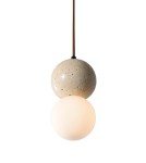 Lampy wiszące pojedyncze - YASKR Lampa Wisząca Bilo I 1xG9 biały PL0135   - product 2