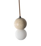 Lampy wiszące pojedyncze - YASKR Lampa Wisząca Bilo I 1xG9 biały PL0135   - product 3