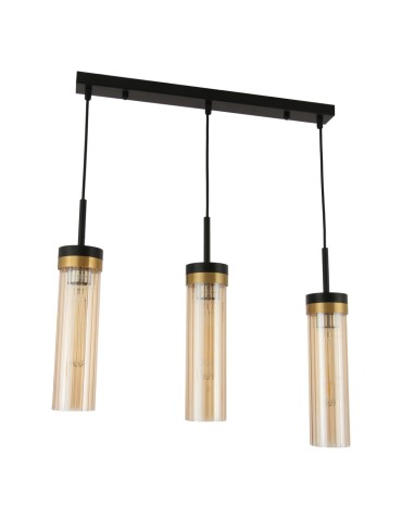 YASKR Lampa Wisząca Malika 3xE27 czarny PL0140-3   - produkt 2