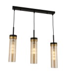 YASKR Lampa Wisząca Malika 3xE27 czarny PL0140-3 YASKR Lampa Wisząca Malika 3xE27 czarny PL0140-3