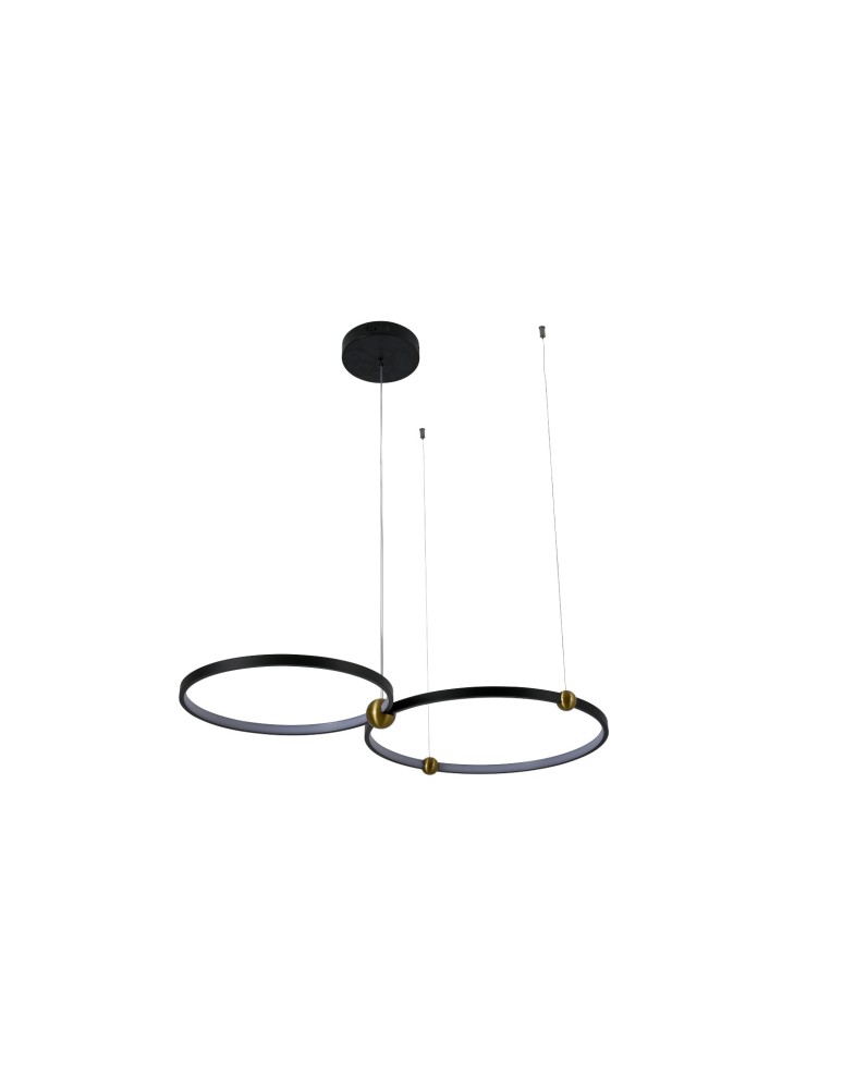 YASKR Lampa Wisząca Kido M LED czarny PL0139 YASKR Lampa Wisząca Kido M LED czarny PL0139