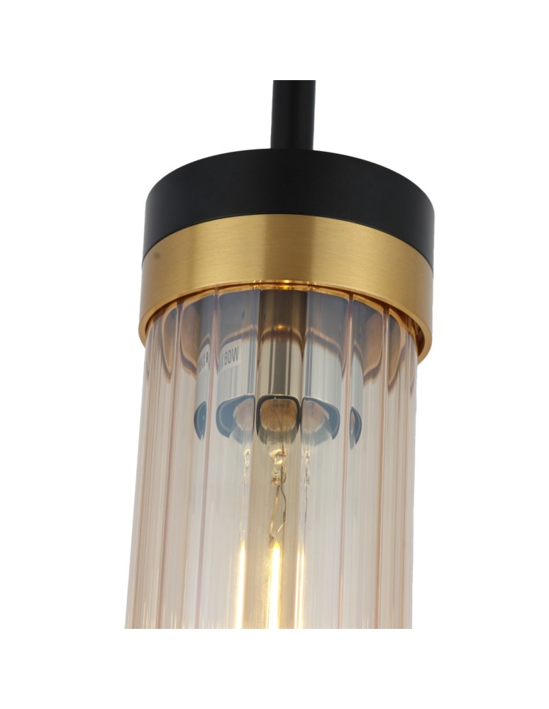 YASKR Lampa Wisząca Malika 3xE27 czarny PL0140-3 YASKR Lampa Wisząca Malika 3xE27 czarny PL0140-3