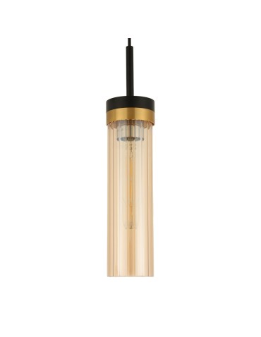 YASKR Lampa Wisząca Malika 1xE27 czarny PL0140-1