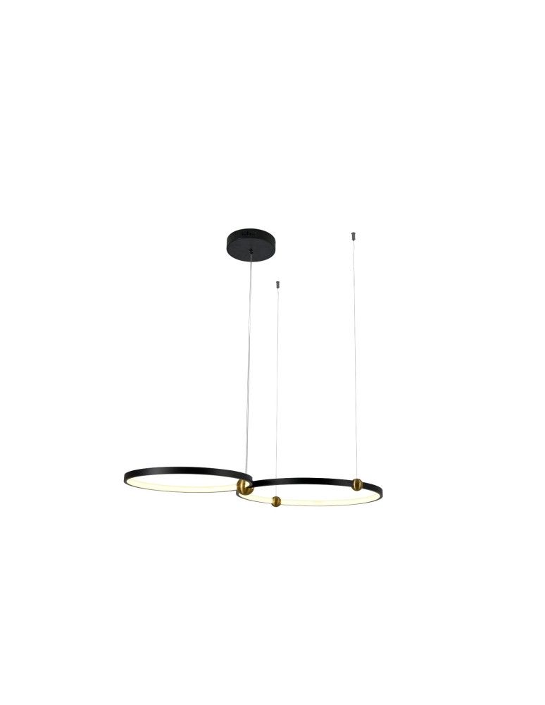 YASKR Lampa Wisząca Kido M LED czarny PL0139 YASKR Lampa Wisząca Kido M LED czarny PL0139