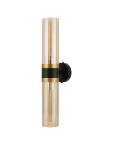 YASKR Kinkiet Malika 2xE27 czarny WL0123-2   - produkt 2