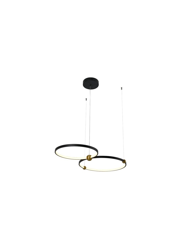 YASKR Lampa Wisząca Kido M LED czarny PL0139 YASKR Lampa Wisząca Kido M LED czarny PL0139