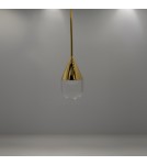 YASKR Lampa Wisząca Nata 1xLED złota PL0104-GD   YASKR Lampa Wisząca Nata 1xLED złota PL0104-GD