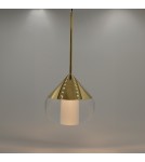 YASKR Lampa Wisząca Suza 1xLED złota PL0103-GD YASKR Lampa Wisząca Suza 1xLED złota PL0103-GD