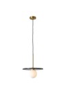 YASKR Lampa Wisząca Bilo III 1xG9 czarny PL0136-BK   YASKR Lampa Wisząca Bilo III 1xG9 czarny PL0136-BK