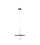 YASKR Lampa Wisząca Bilo III 1xG9 czarny PL0136-BK   YASKR Lampa Wisząca Bilo III 1xG9 czarny PL0136-BK