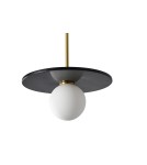YASKR Lampa Wisząca Bilo III 1xG9 czarny PL0136-BK   YASKR Lampa Wisząca Bilo III 1xG9 czarny PL0136-BK