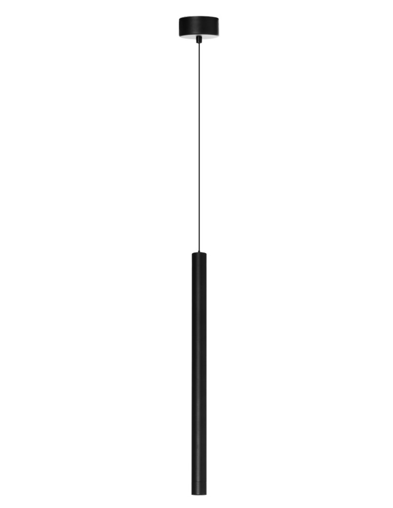 Azzardo Wisząca VERNO 1 55 4000K BK Czarny Mat 1xLED Rurki AZ6309