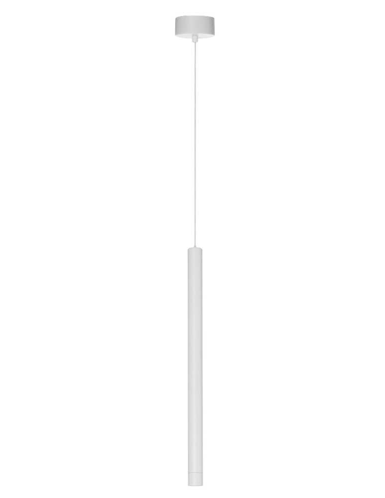 Azzardo Wisząca VERNO 1 55 3000K WH Biały 1xLED Rurki AZ6310