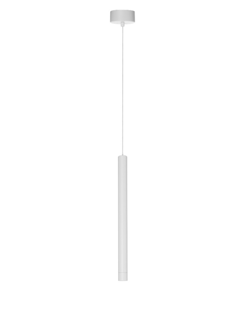 Azzardo Wisząca VERNO 1 40 3000K WH Biały 1xLED Rurki AZ6262