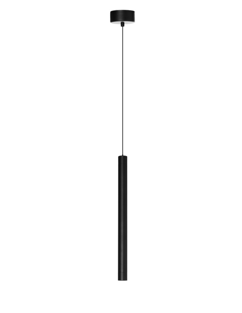Azzardo Wisząca VERNO 1 40 3000K BK Czarny Mat 1xLED Rurki AZ6260