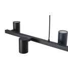 YASKR Lampa Wisząca Noe Long 6xGU10 czarna PL0111-BK   YASKR Lampa Wisząca Noe Long 6xGU10 czarna PL0111-BK