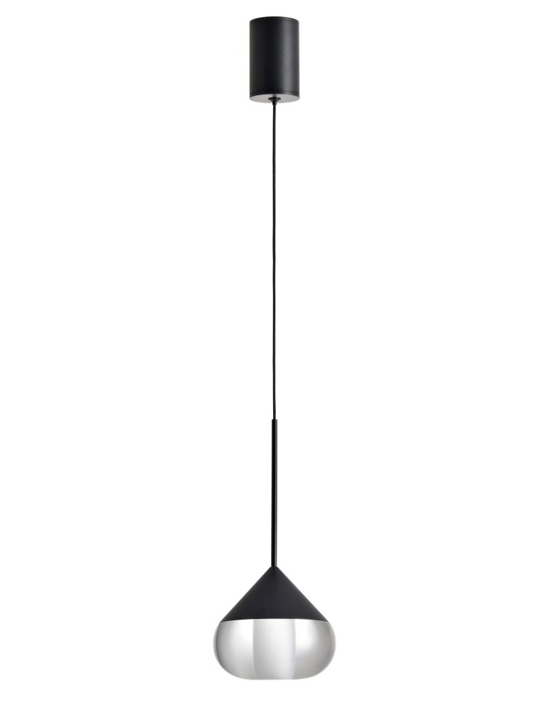 YASKR Lampa Wisząca Suza 1xLED czarna PL0103-BK YASKR Lampa Wisząca Suza 1xLED czarna PL0103-BK