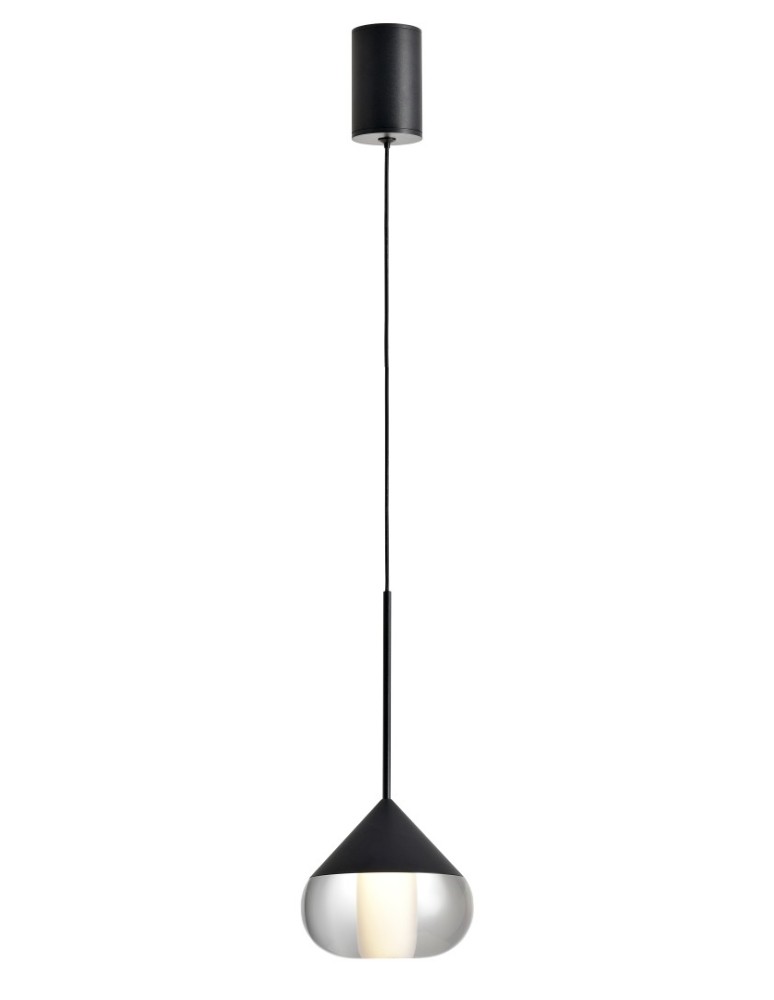 YASKR Lampa Wisząca Suza 1xLED czarna PL0103-BK YASKR Lampa Wisząca Suza 1xLED czarna PL0103-BK