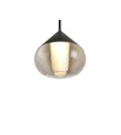 YASKR Lampa Wisząca Suza 1xLED czarna PL0103-BK YASKR Lampa Wisząca Suza 1xLED czarna PL0103-BK
