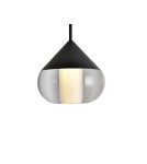 YASKR Lampa Wisząca Suza 1xLED czarna PL0103-BK YASKR Lampa Wisząca Suza 1xLED czarna PL0103-BK