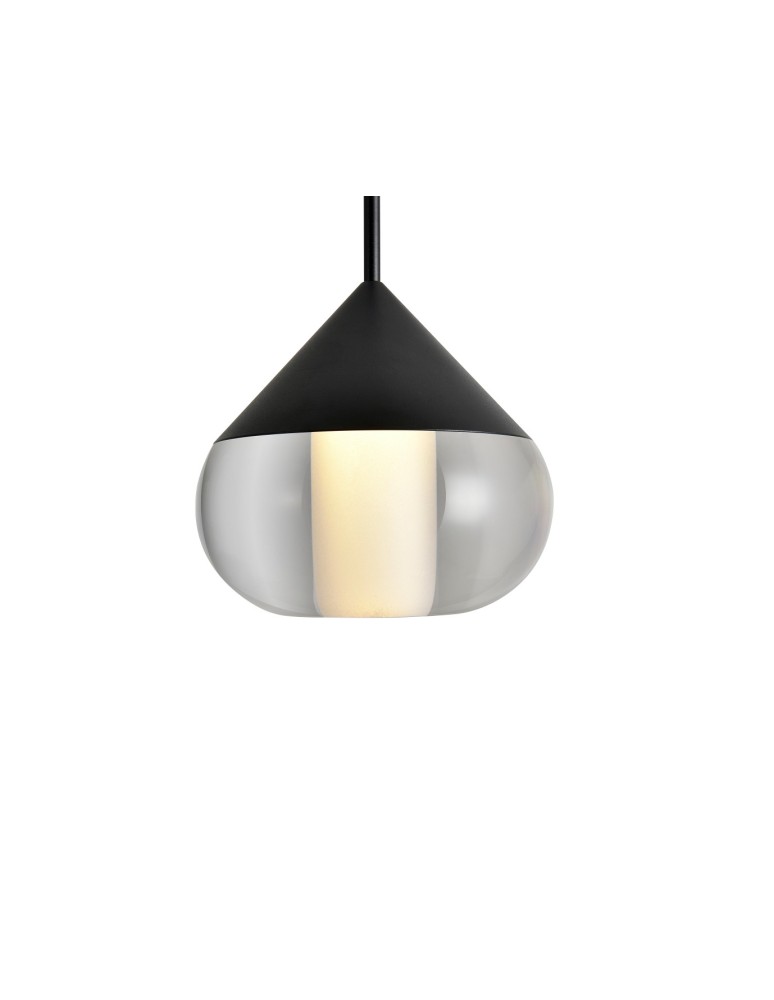YASKR Lampa Wisząca Suza 1xLED czarna PL0103-BK YASKR Lampa Wisząca Suza 1xLED czarna PL0103-BK