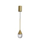 YASKR Lampa Wisząca Nata 1xLED złota PL0104-GD   YASKR Lampa Wisząca Nata 1xLED złota PL0104-GD