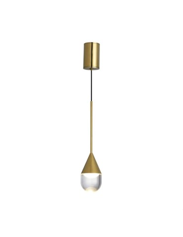 YASKR Lampa Wisząca Nata 1xLED złota PL0104-GD