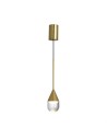 YASKR Lampa Wisząca Nata 1xLED złota PL0104-GD   YASKR Lampa Wisząca Nata 1xLED złota PL0104-GD