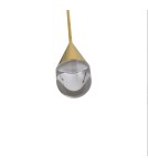 YASKR Lampa Wisząca Nata 1xLED złota PL0104-GD   YASKR Lampa Wisząca Nata 1xLED złota PL0104-GD