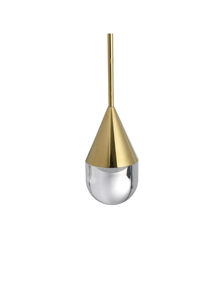 YASKR Lampa Wisząca Nata 1xLED złota PL0104-GD   YASKR Lampa Wisząca Nata 1xLED złota PL0104-GD