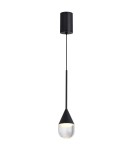 YASKR Lampa Wisząca Nata 1xLED czarna PL0104-BK   YASKR Lampa Wisząca Nata 1xLED czarna PL0104-BK